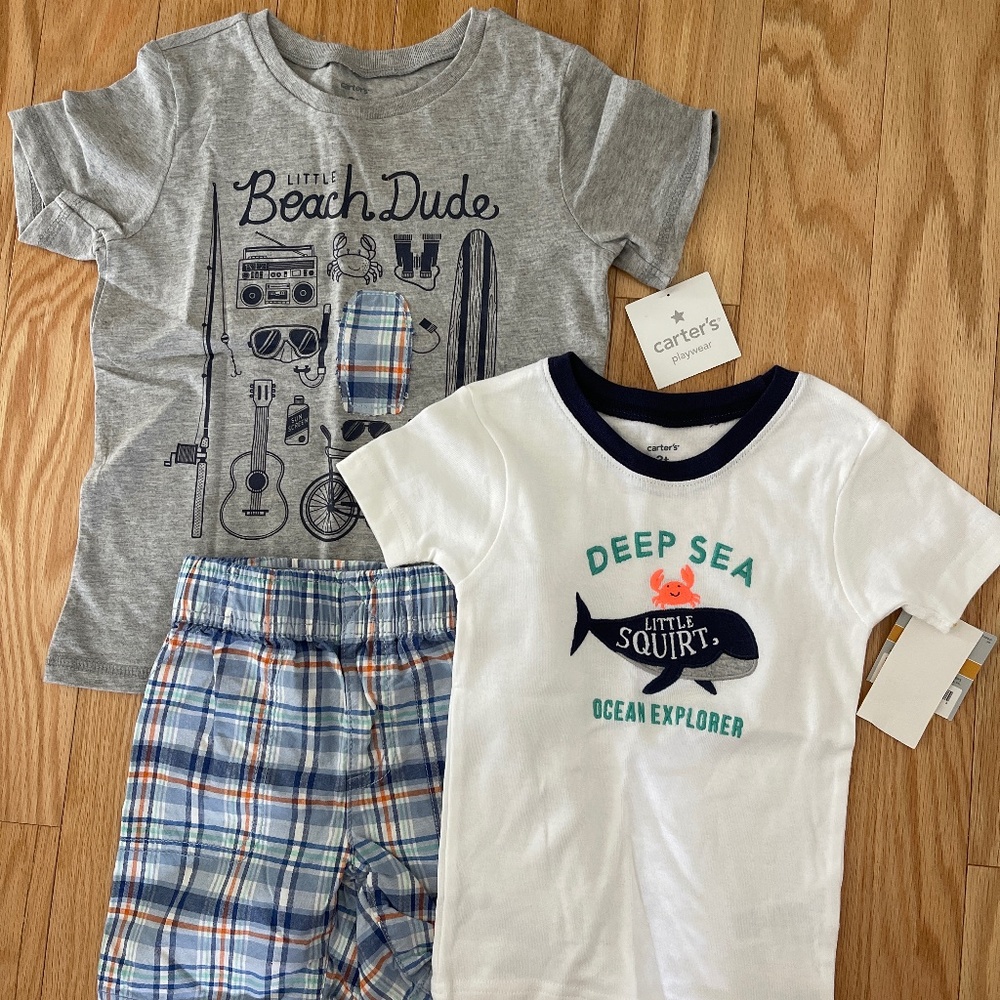 Carter’s 3t boy summer outfit